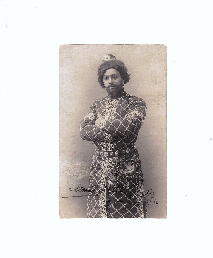 (Leonid, 1872-1934, Russian Tenor) — Sophie Dupré Autographs