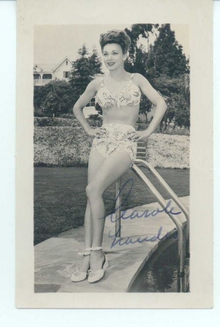 (Carol, 1919-1948, American Actress) — Sophie Dupré Autographs