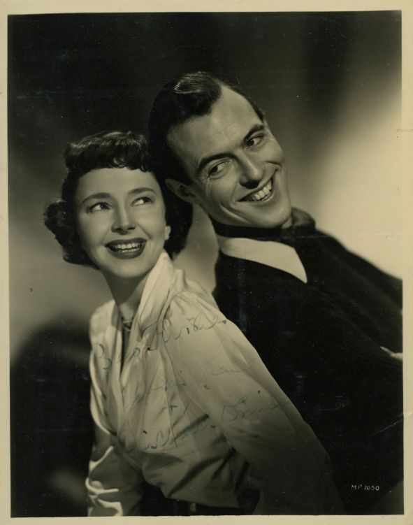 (Dulcie 1919-2011, Actress) with her husband Michael Denison (Michael, 1915-1998, Actor) — Sophie Dupré Autographs