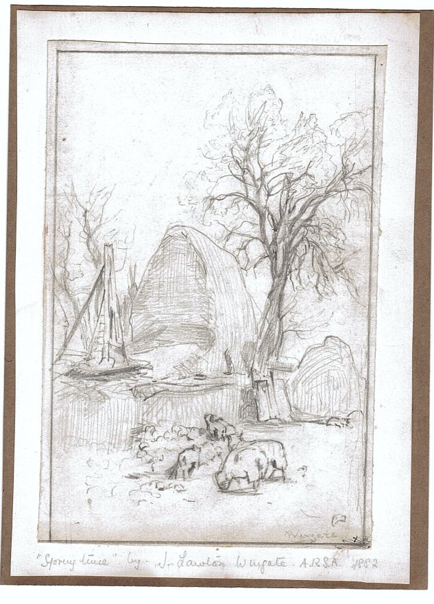 (Sir James Lawton, 1846-1924, Landscape Painter, P.R.S.A.) — Sophie Dupré Autographs