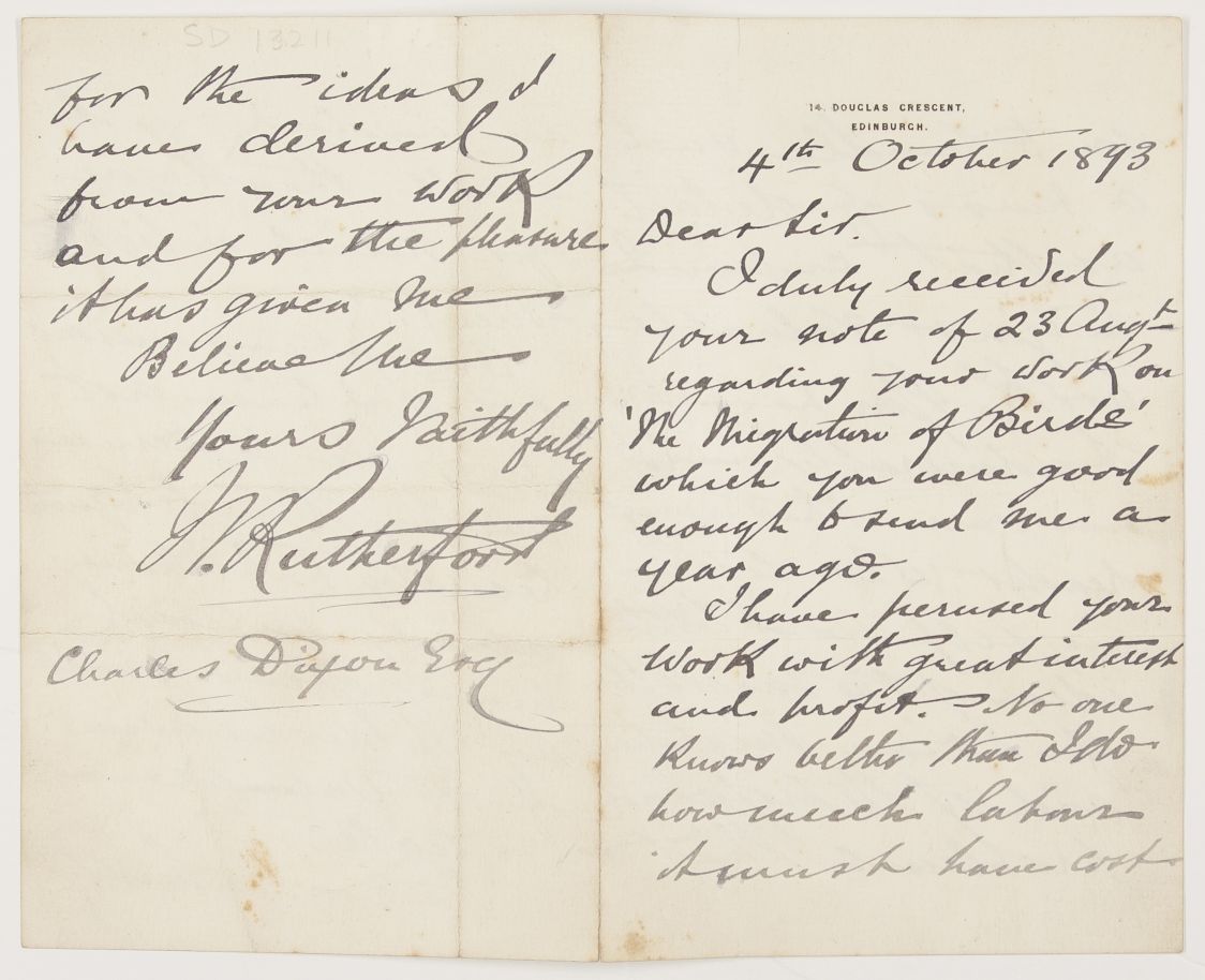 (William, 1839-1899, FRS, Physiology Professor at King's College London and at Edinburgh) — Sophie Dupré Autographs