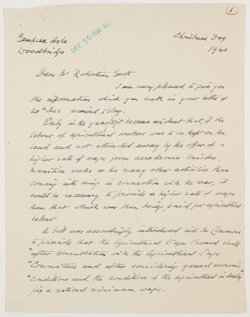 (Sir James William Lowther, 1855-1949, Speaker 1905-1921, from 1921 1st Viscount) — Sophie Dupré Autographs