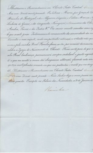 (1819-1853, Queen of Portugal 1826-1828 and 1834-1853) — Sophie Dupré Autographs