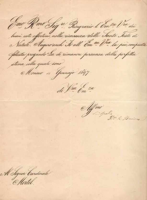 (Prince of Bavaria, 1821-1912, from 1886 Regent for his nephews Ludwig II and Otto I) — Sophie Dupré Autographs
