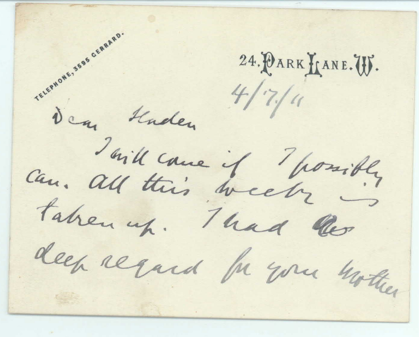 (Thomas, 1836-1918, 1st Baron,  1st Earl, M.P.) — Sophie Dupré Autographs