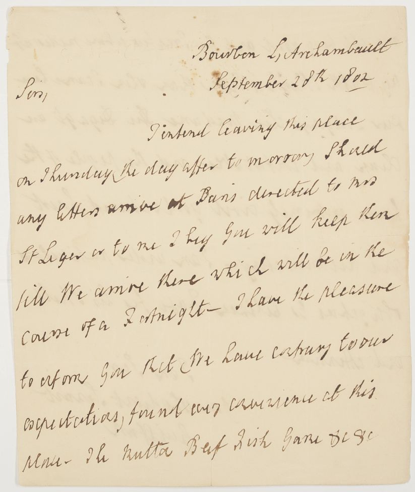 (Francis North, 1761-1817, from 1802 4th Earl, Lieutenant of Dover Castle) — Sophie Dupré Autographs