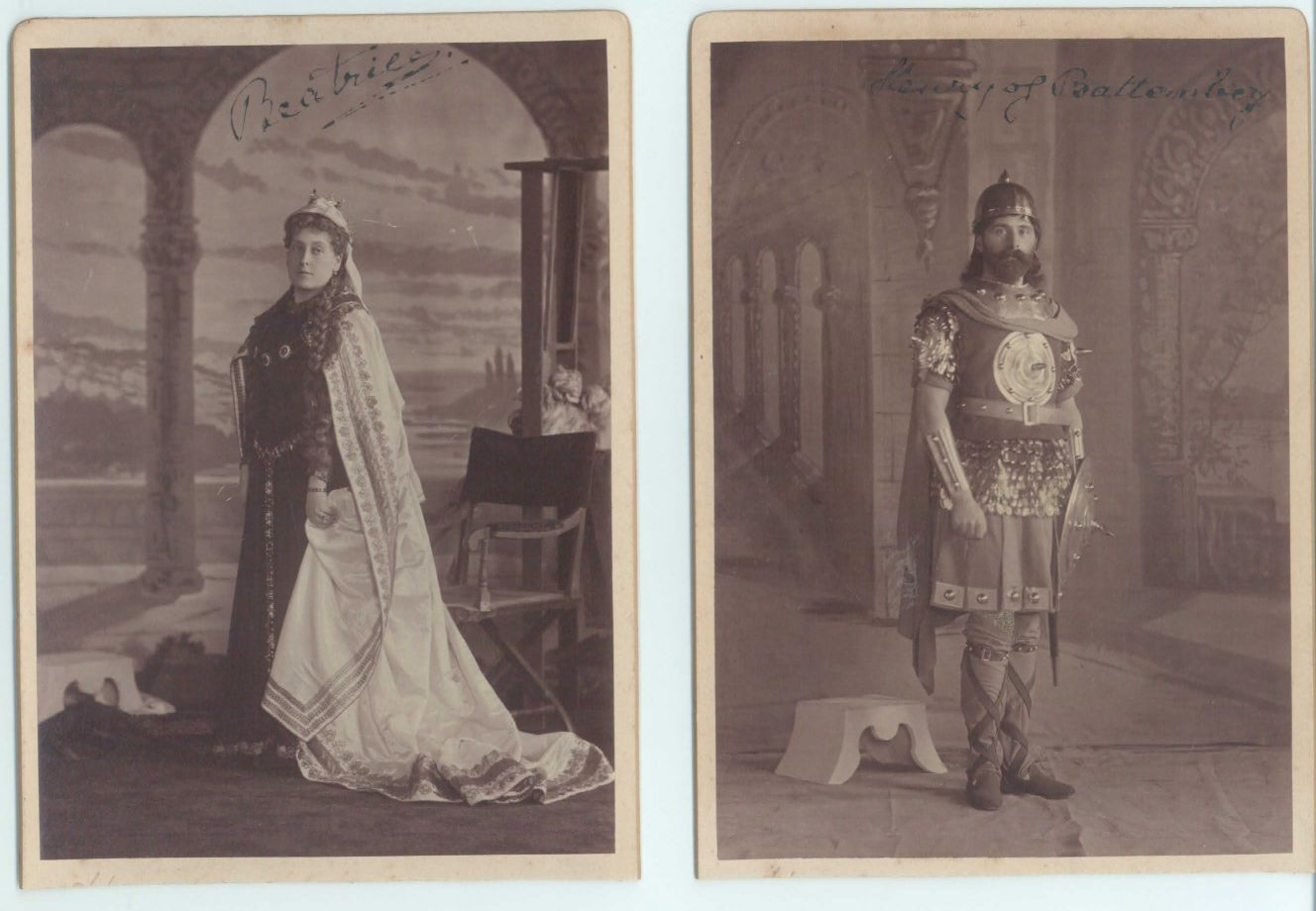 (Mary Victoria Feodore, 1857-1944, Princess, Daughter & Companion of Queen Victoria) & Prince Henry Maurice of BATTENBERG (1858-1896, Colonel, Her Husband) — Sophie Dupré Autographs
