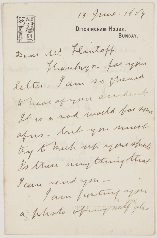 (Sir H. Rider, 1856-1925, Novelist, Author of 'King Solomon's Mines') — Sophie Dupré Autographs
