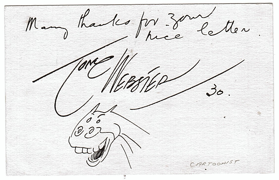 (Tom, 1890-1964, Cartoonist on the News Chronicle & the Daily Mail) — Sophie Dupré Autographs