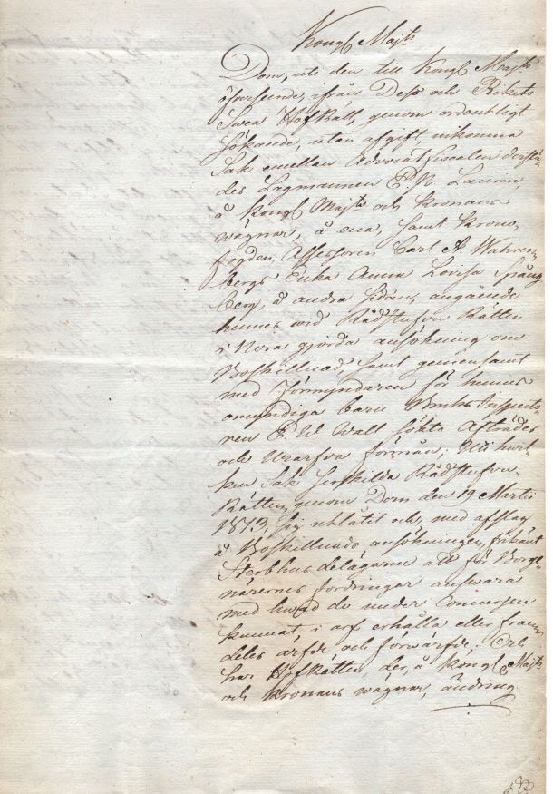 (1748-1818, from 1809 King of Sweden) — Sophie Dupré Autographs
