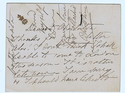 (Christine, 1843-1921, Swedish Singer) — Sophie Dupré Autographs