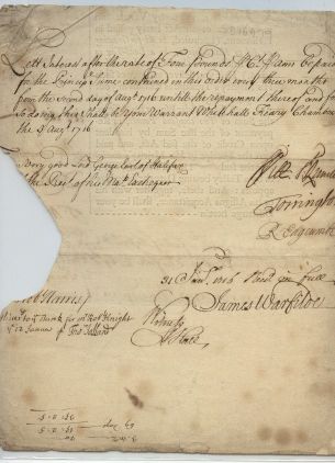 (George Montague, d. 1739, Earl of) — Sophie Dupré Autographs