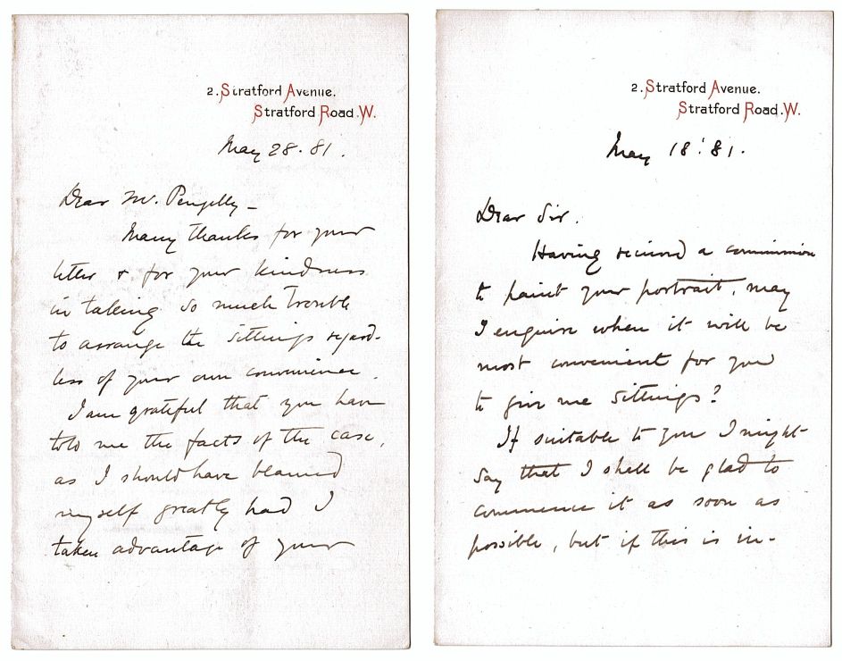(Sir Arthur Stockdale, 1857-1940, Portrait Painter) — Sophie Dupré Autographs