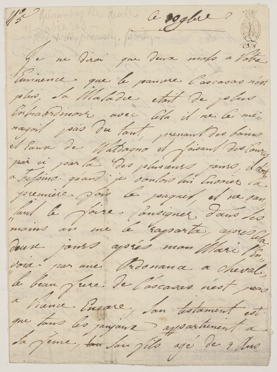 (apparently a French army officer in the French Revolutionary period or during the Peace of Amiens) — Sophie Dupré Autographs