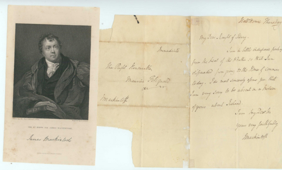 (Sir James, 1765-1832, Philosopher, M.P.) — Sophie Dupré Autographs