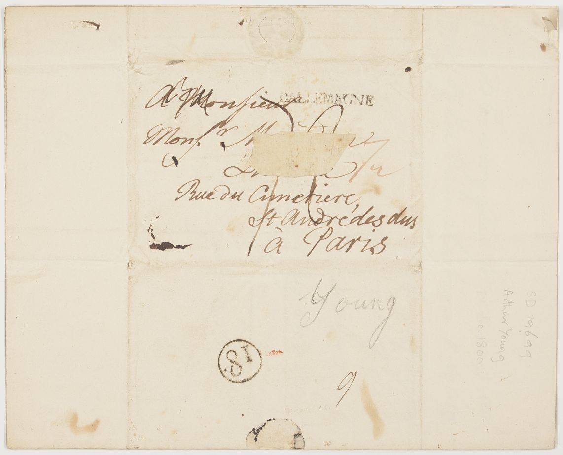 (Arthur, 1741-1820, F.R.S., Agriculturist) — Sophie Dupré Autographs