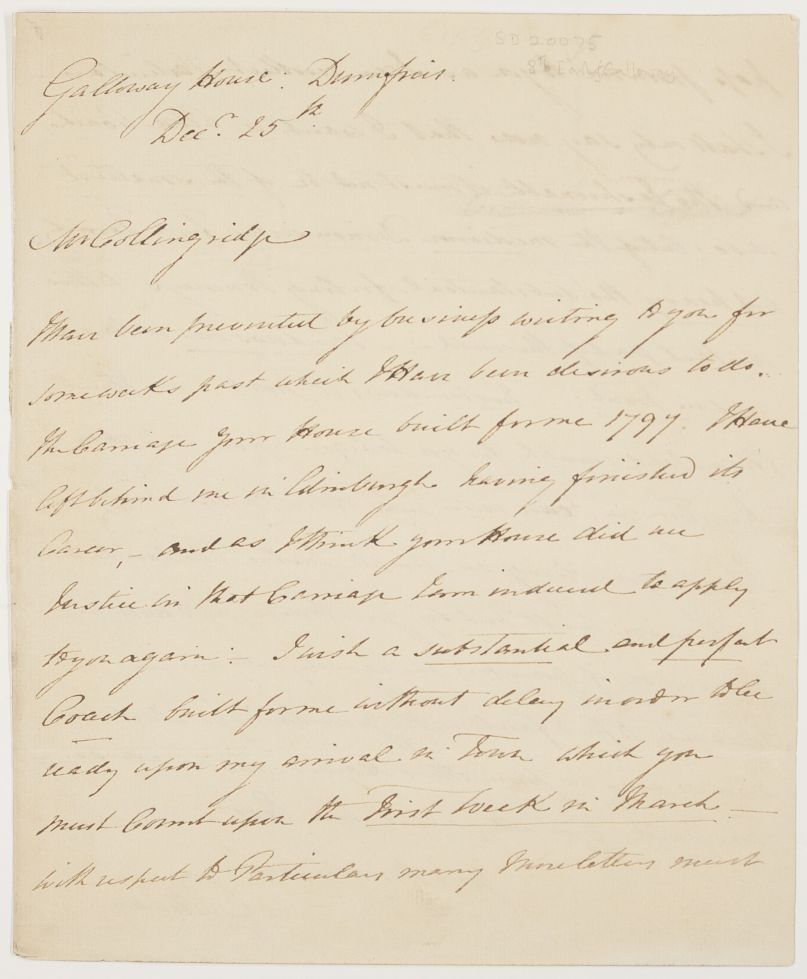 (George Stewart, 1768-1834, 8th Earl, Admiral) — Sophie Dupré Autographs