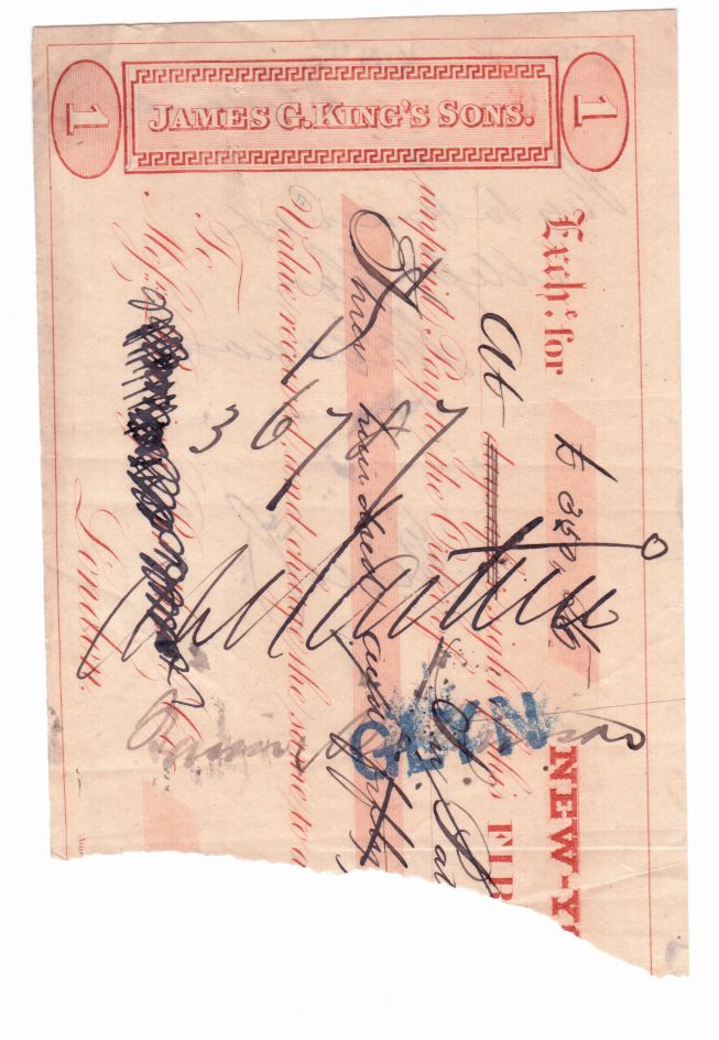 (Bankers, New York) — Sophie Dupré Autographs