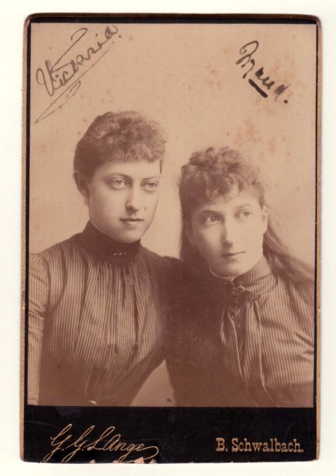(1868-1935, Princess) & MAUD (Charlotte Mary Victoria, 1869-1938, Princess, Queen of Norway) — Sophie Dupré Autographs