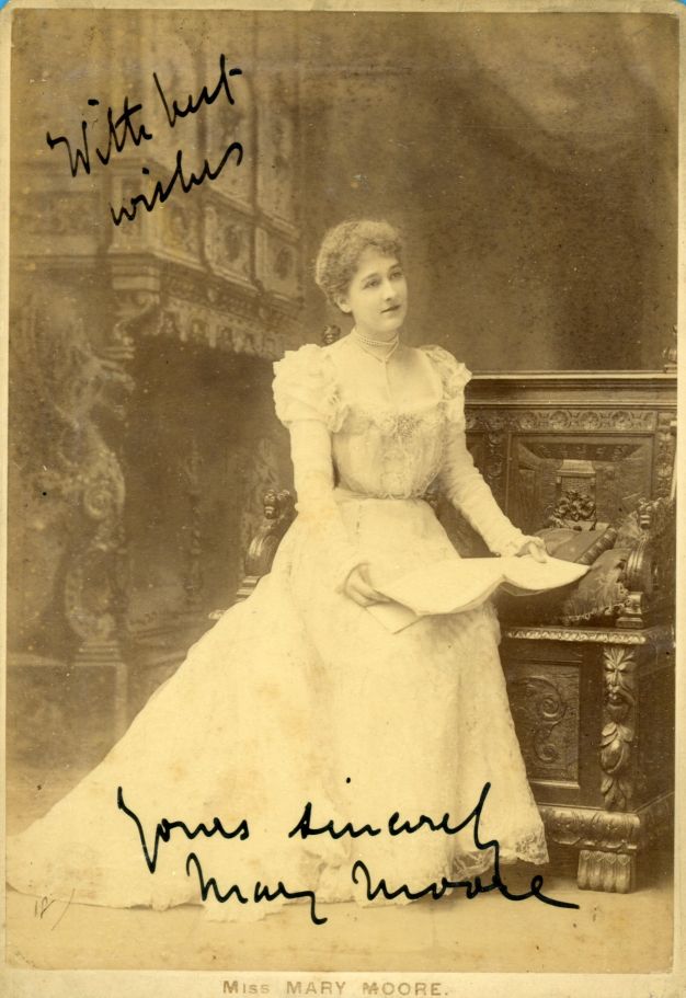 (Mary, 1862-1931, Actress & Theatre Manageress) — Sophie Dupré Autographs