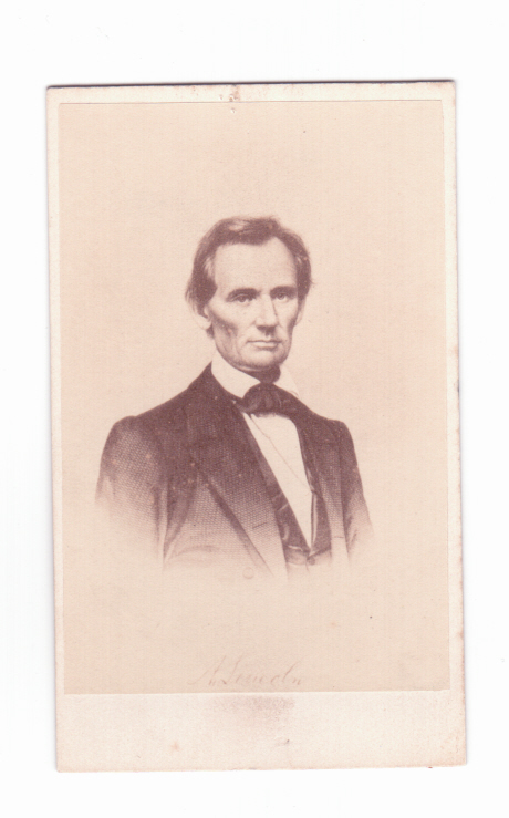 (Abraham, 1809-1865, 16th President of the U.S.A., Assassinated by John Wilkes Booth)] — Sophie Dupré Autographs