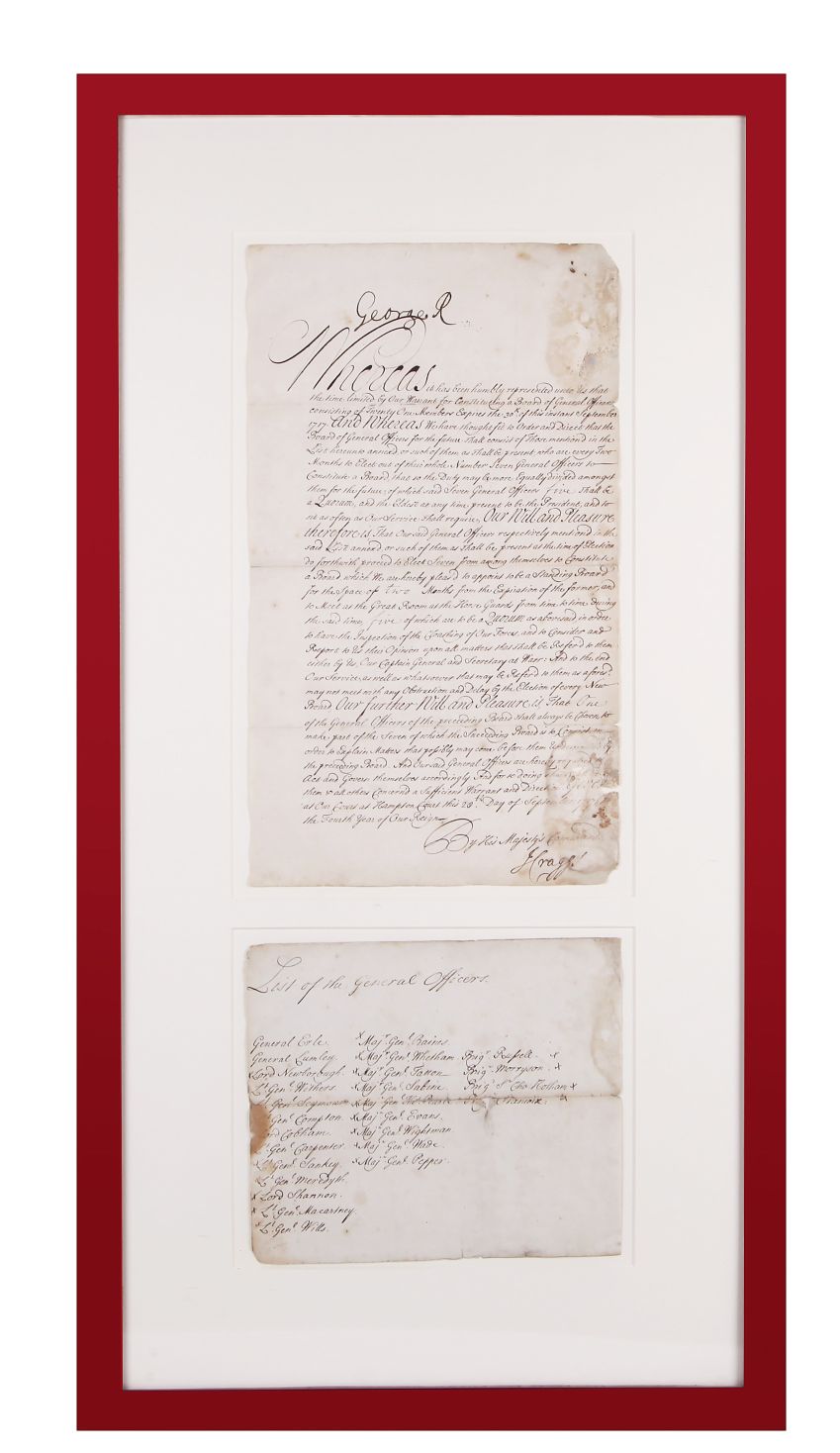 (1660-1727, King of Great Britain & Ireland, Creator of the Cabinet System of Government) — Sophie Dupré Autographs