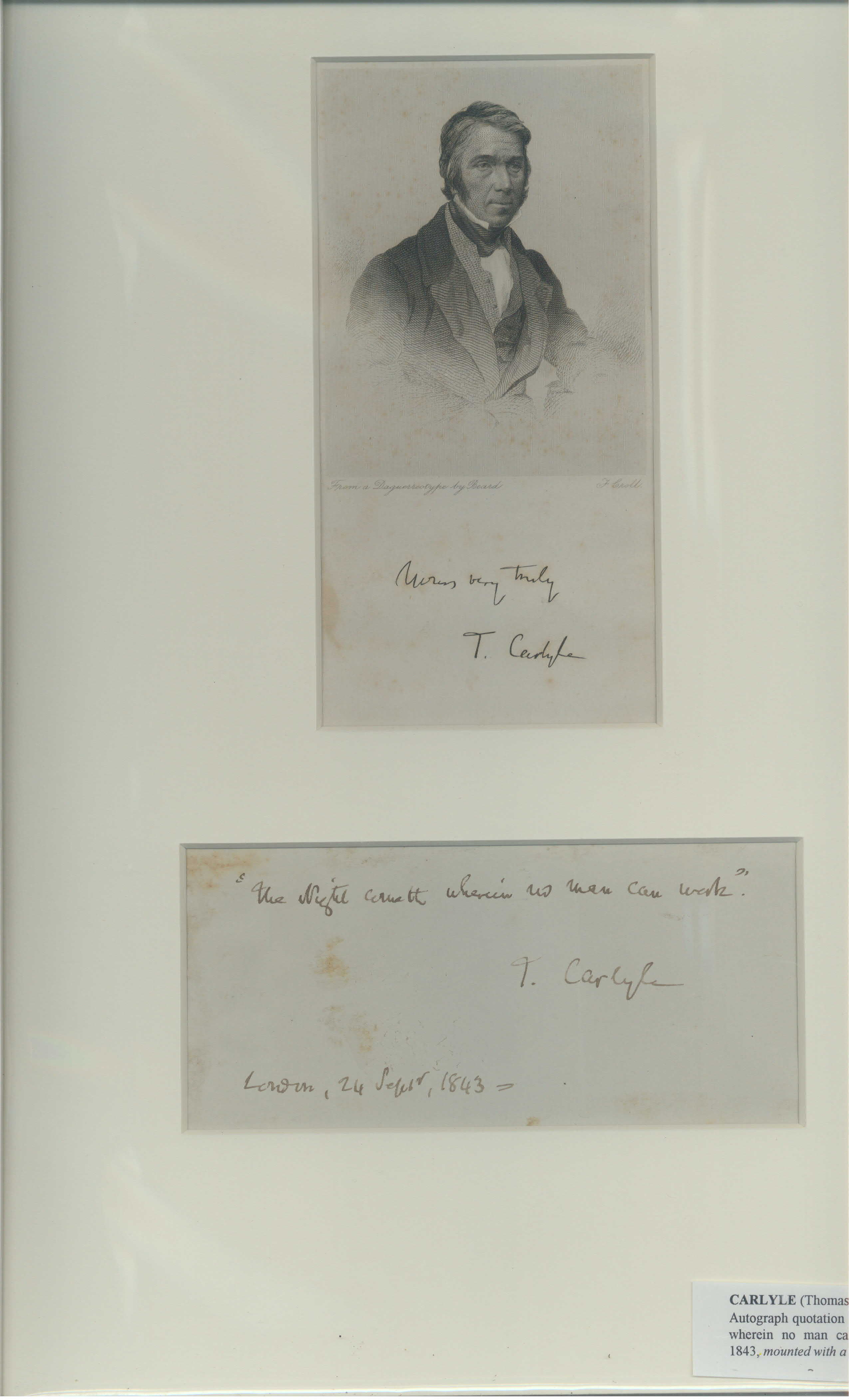 (Thomas, 1795-1881, Historian) — Sophie Dupré Autographs