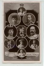 (1841-1910, King of Great Britain) & ALEXANDRA (of Denmark, 1844-1925, his Queen), their son GEORGE V (1865-1936, King of Great Britain), his wife MARY (of Teck, 1867-1953, Queen of George V) and their children EDWARD VIII (1894-1972, King of Great Britain, Later the Duke of Windsor), GEORGE VI (1895-1952, King of Great Britain), HENRY (1900-1974, Duke of Gloucester), GEORGE (1902-1942, Duke of Kent) & MARY (1897-1965, Princess Royal, Countess of Harewood) & JOHN (1905-1919, Prince) — Sophie Dupré Autographs