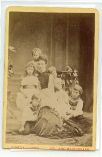 (of Denmark, 1844-1925, his Queen), with her children ALBERT VICTOR (Christian Edward, Duke of Clarence, 1864-1892, Eldest Son of Edward VII), GEORGE V (1865-1936, King of Great Britain), LOUISE (1867-1931, Princess Royal) VICTORIA ALEXANDRA (1868-1935, Princess) & MAUD (1869-1938, Queen of Norway)] — Sophie Dupré Autographs