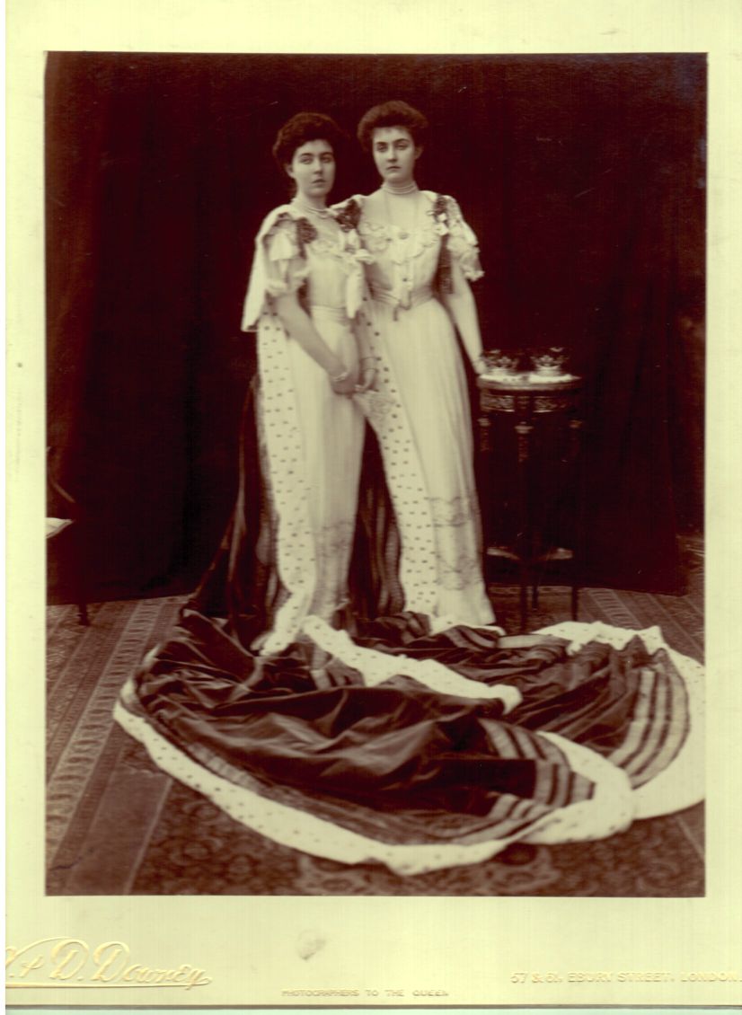 (1882-1920, Princess of Connaught, Crown Princess of Sweden) & her sister PATRICIA (1886-1974, Lady Patricia Ramsay)] — Sophie Dupré Autographs