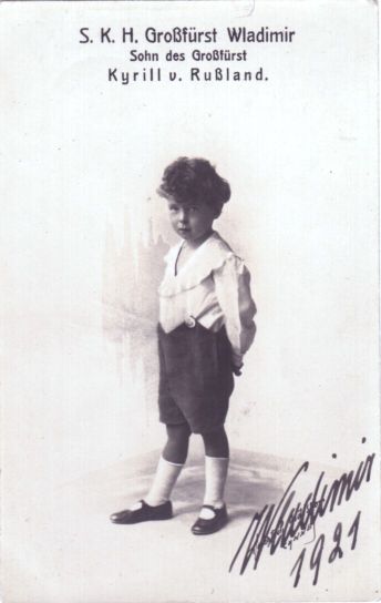 (Wladimir, 1917-1992, Pretender to the Russian Throne)] — Sophie Dupré Autographs