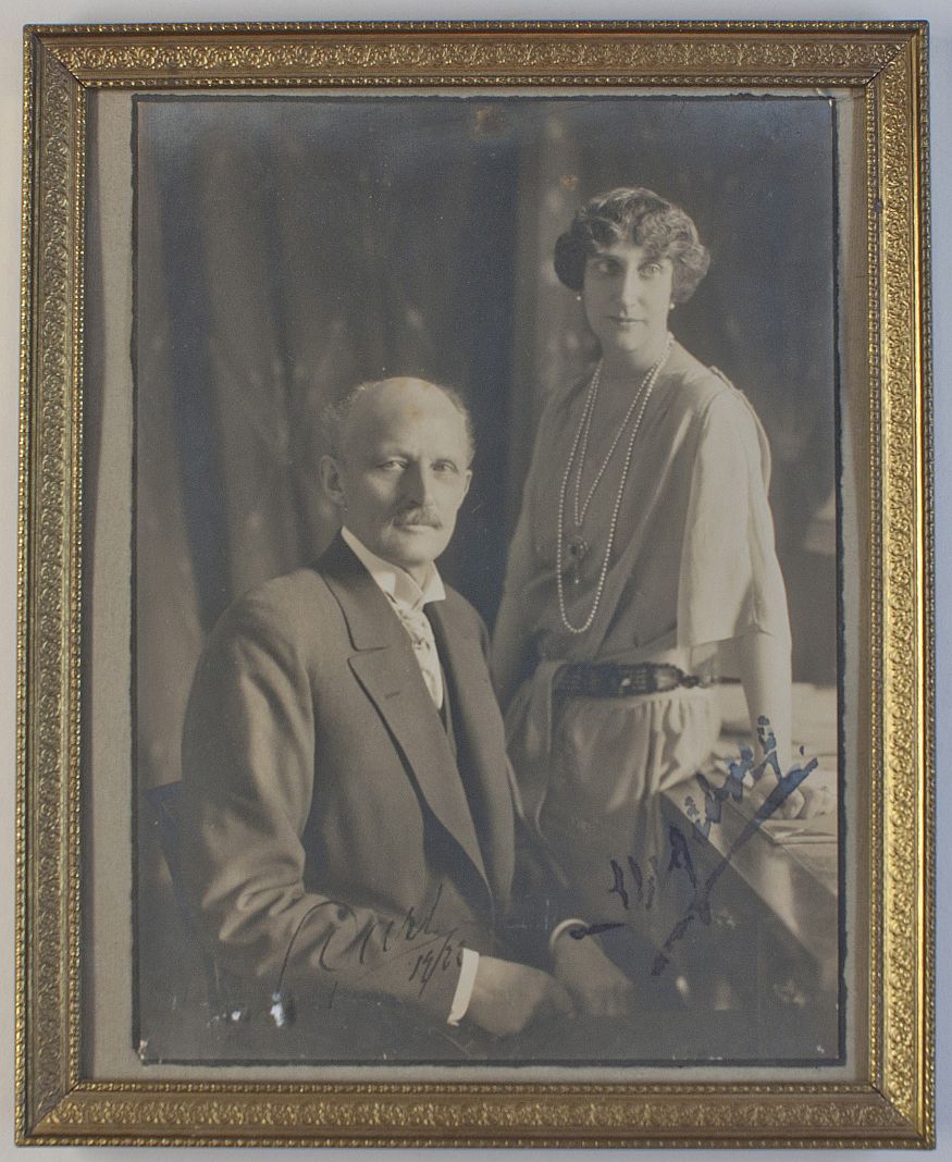 (Princess, 1878-1958, daughter of Frederick VIII of Denmark) and her husband Prince CARL of SWEDEN (1861-1951, 3rd son of Oscar II King of Sweden & Norway) — Sophie Dupré Autographs