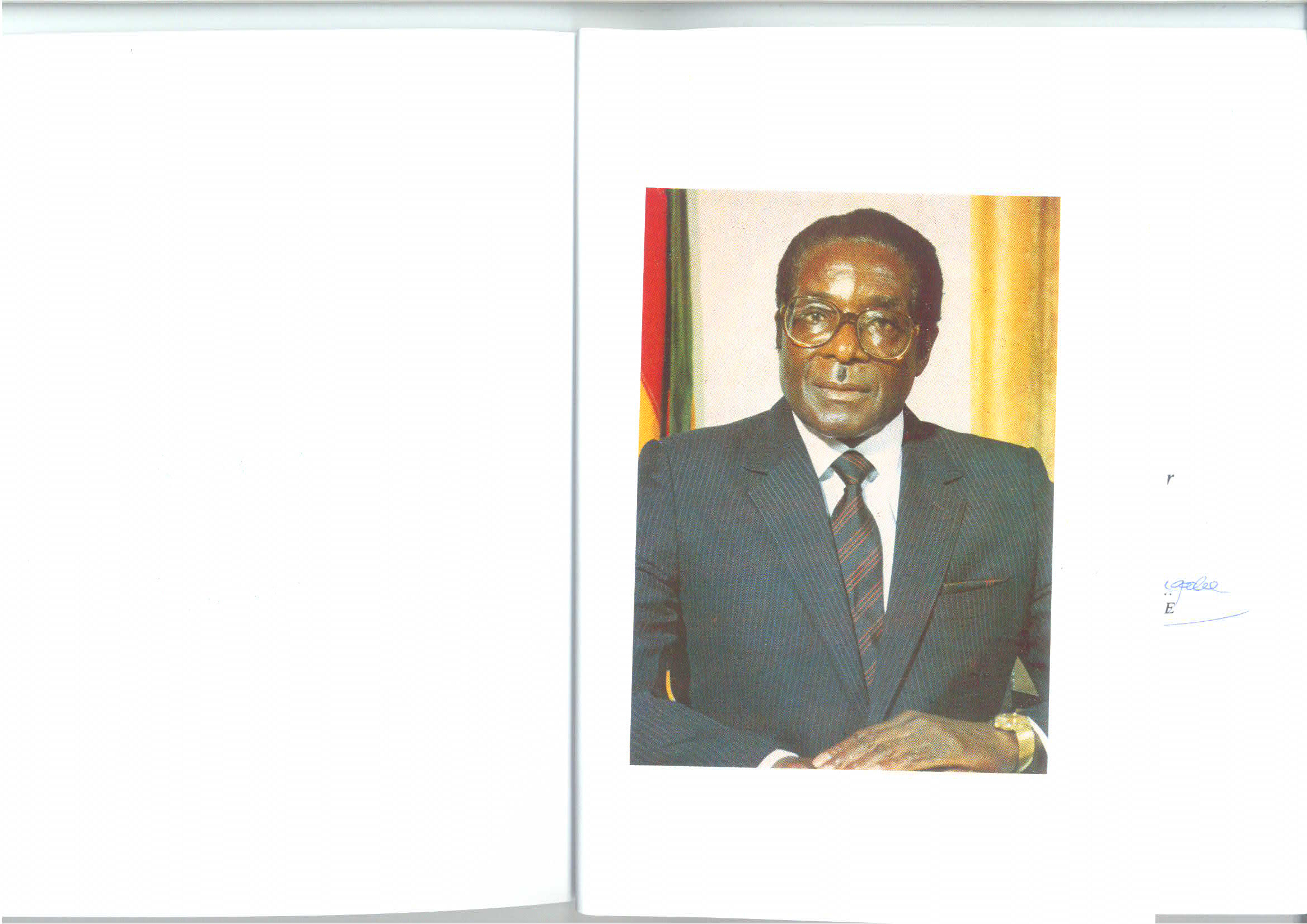 (Robert Gabriel, b. 1924, from 1988 President of Zimbabwe), & his 1st wife SARAH MUGABE (Sally, d. 1992) — Sophie Dupré Autographs