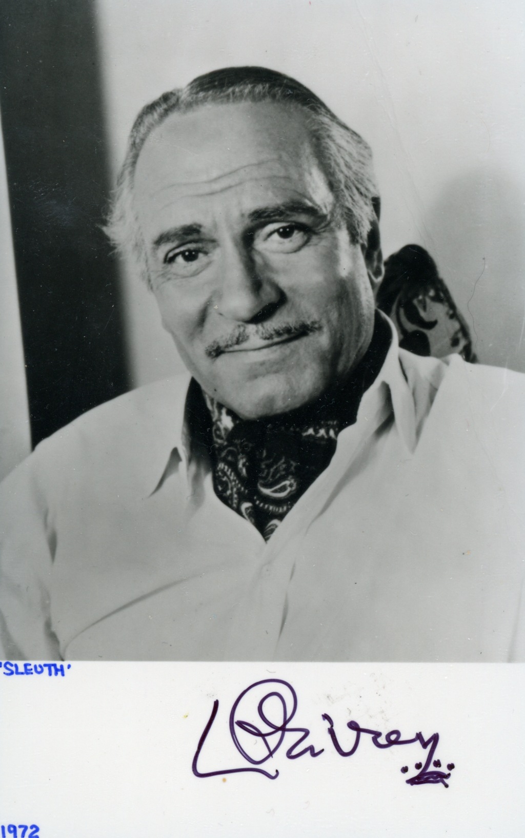 (Lord Laurence, 1907-1989, Actor & Director) — Sophie Dupré Autographs