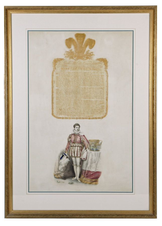 (1762-1830, King of Great Britain)] — Sophie Dupré Autographs
