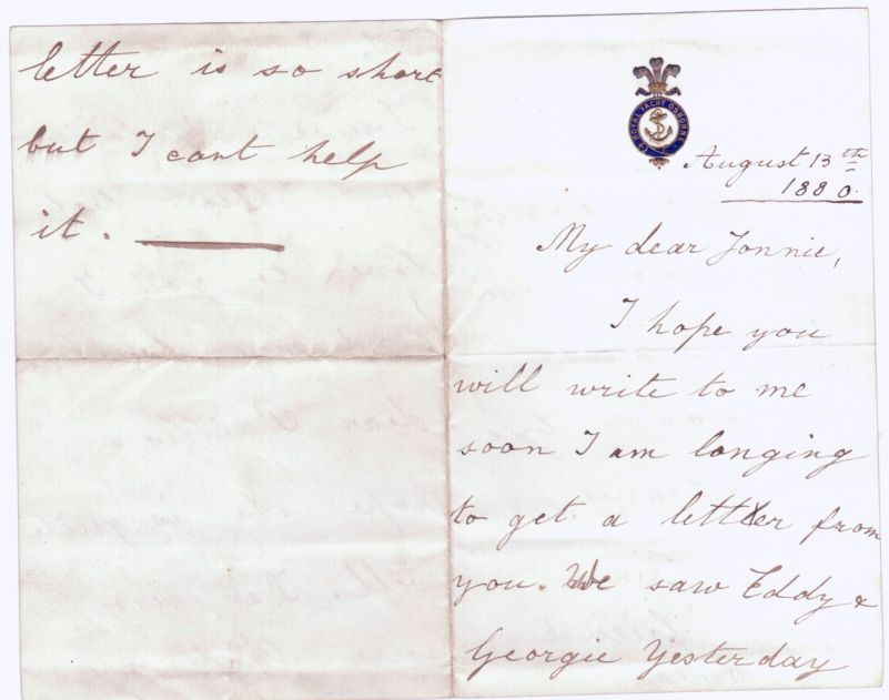 (Charlotte Mary Victoria, 1869-1938, Princess, Daughter of Edward VII, Queen of Norway) — Sophie Dupré Autographs
