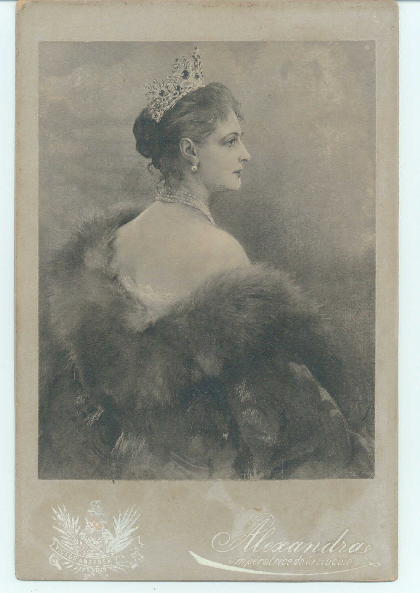 (1872-1918, the Tsarina of Nicholas II of Russia) — Sophie Dupré Autographs