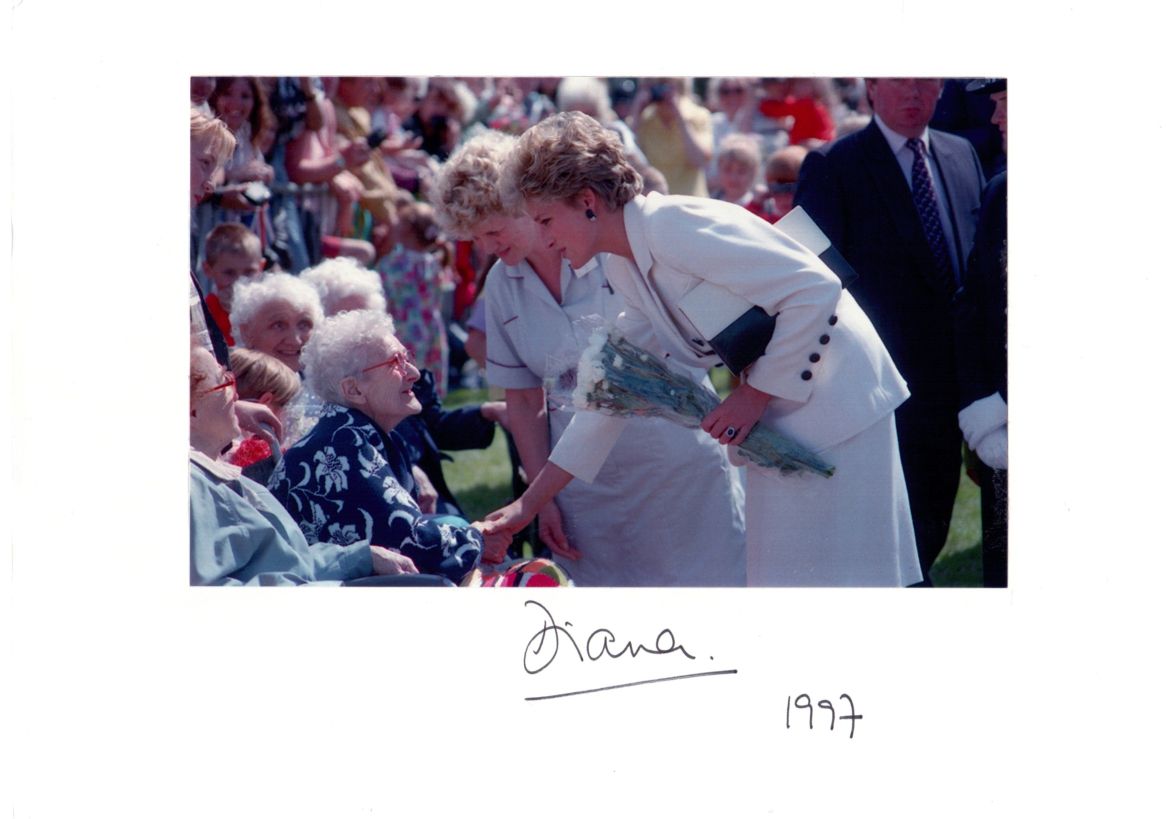 (Princess of Wales 1961-1997, ex-wife of Prince Charles) — Sophie Dupré Autographs