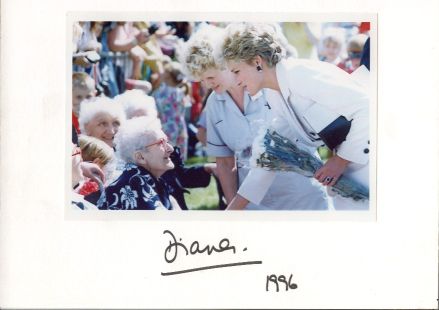 (Princess of Wales, 1961-1997, ex-wife of Prince Charles) — Sophie Dupré Autographs
