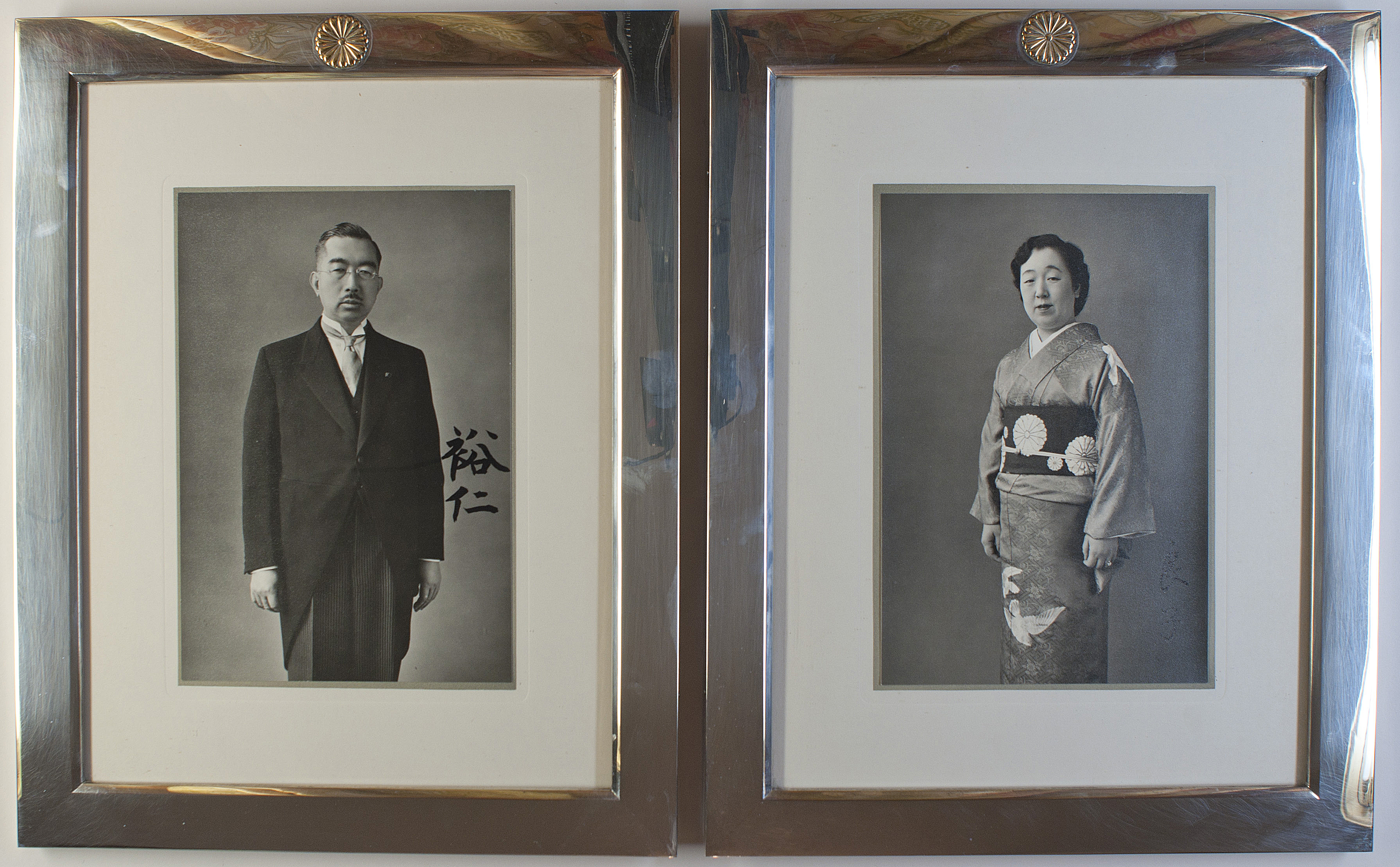 (1901-1989, Emperor of Japan) & his wife Empress KÕJUN (Princess Nagako, 1903-2000) — Sophie Dupré Autographs