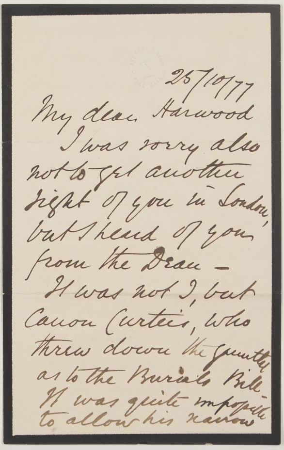 (Thomas, 1822-1896, Judge, Author of 'Tom Brown's Schooldays') — Sophie Dupré Autographs