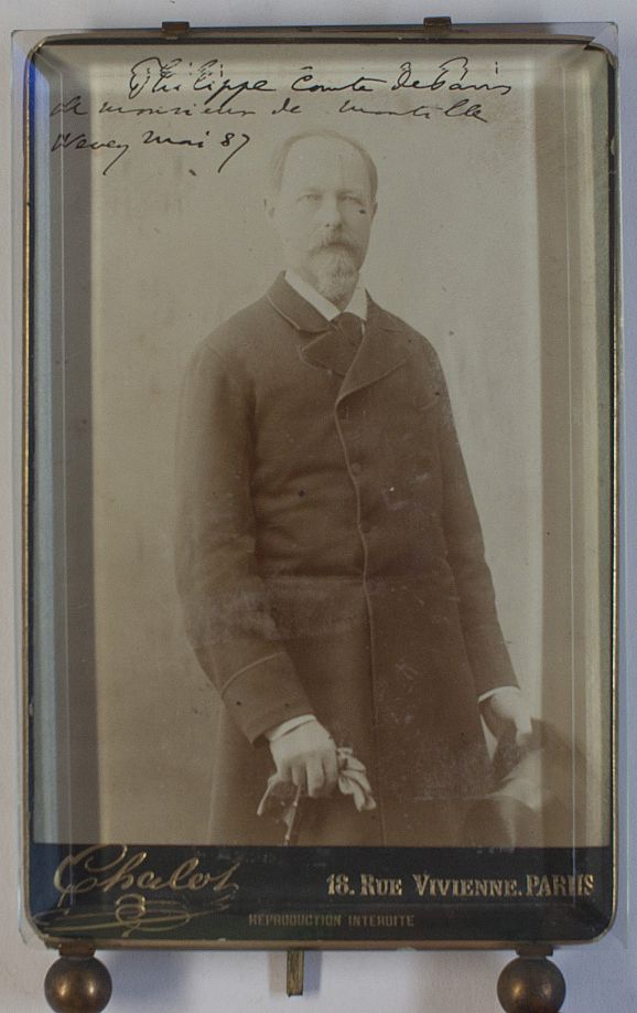 (Comte de Paris, 1838-1894, Prince Royal after the death of his father Ferdinand in 1848 from a carriage accident and King of the French after his Grandfather's abdication in 1848) — Sophie Dupré Autographs