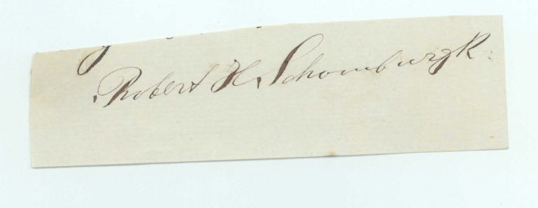(Sir Robert Hermann, 1804-1865, German-born British Traveller and Diplomat) — Sophie Dupré Autographs