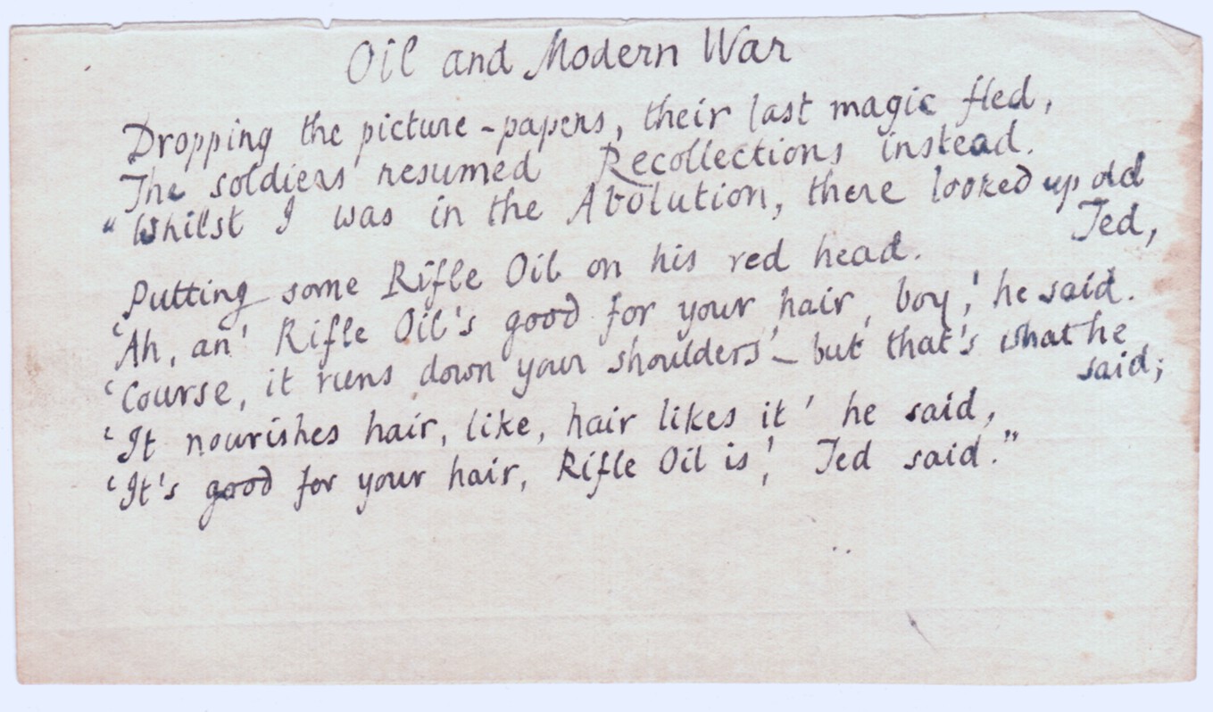 (Edmund, 1896-1974, Poet & Critic) — Sophie Dupré Autographs