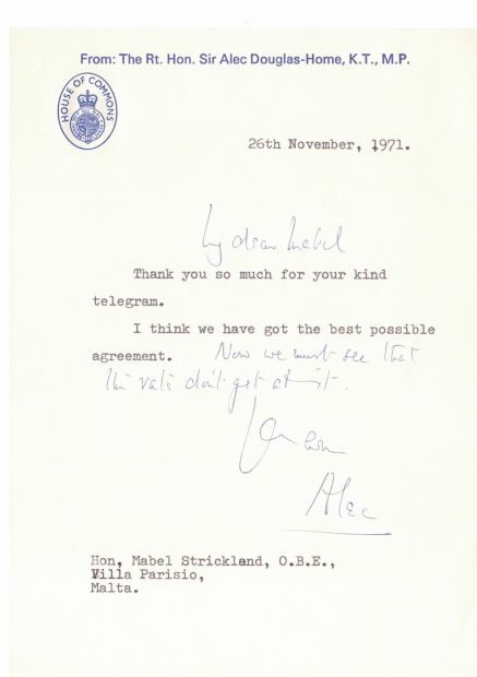 (Sir Alec Douglas-, 1903-1995, Prime Minister) — Sophie Dupré Autographs