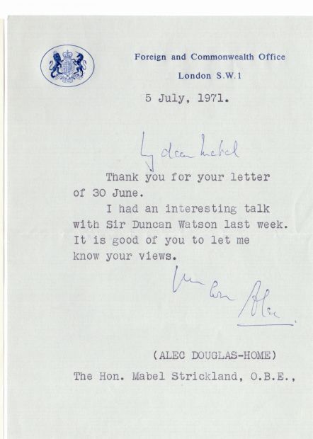 (Sir Alec Douglas-, 1903-1995, Prime Minister) — Sophie Dupré Autographs