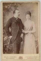 (Alexandra Dagmar, 1867-1931, Princess Royal, Duchess of Fife) and her husband DUFF (Alexander William George, 1849-1912, Earl of Fife)] — Sophie Dupré Autographs