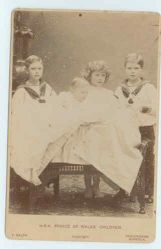 (1894-1972, King of Great Britain, Later the Duke of Windsor), GEORGE VI (1895-1952, King of Great Britain), MARY (Princess Royal, 1897-1965, Countess of Harewood) and HENRY (Prince, 1900-1972, Duke of Gloucester)] — Sophie Dupré Autographs