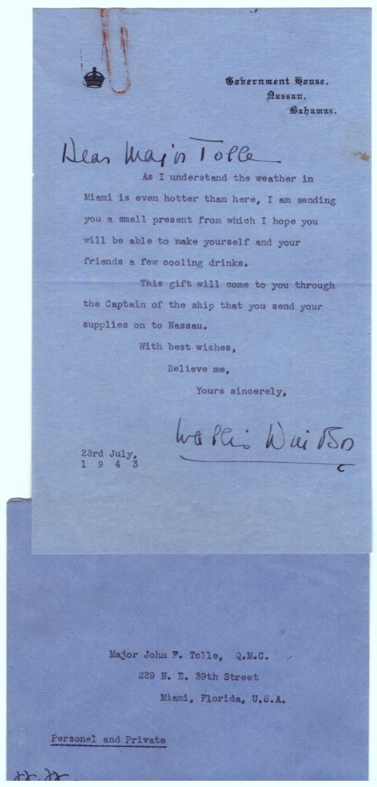(Duchess of, Wallis Simpson, 1896-1986, Wife of Edward VIII) — Sophie Dupré Autographs