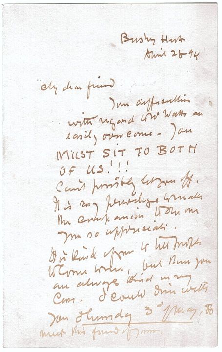 (Sir Hubert von, 1849-1914, Portrait Painter) — Sophie Dupré Autographs